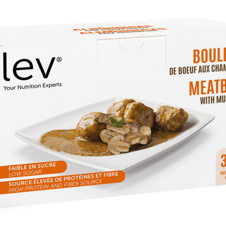 meatballs with mushrooms - ready to eat, low carb, suitable for diet