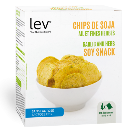 garlic and herb soy snack - low carb, low fat, suitable for diet