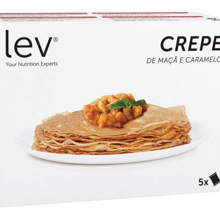 crepe de maçã e caramelo lev saudável