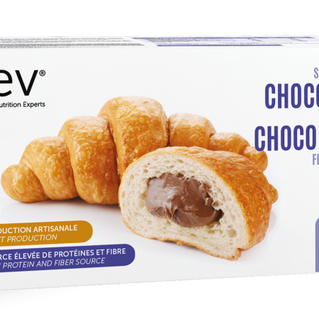 chocolate flavoured croissant - high protein, low carb, sugar free, suitable for diet
