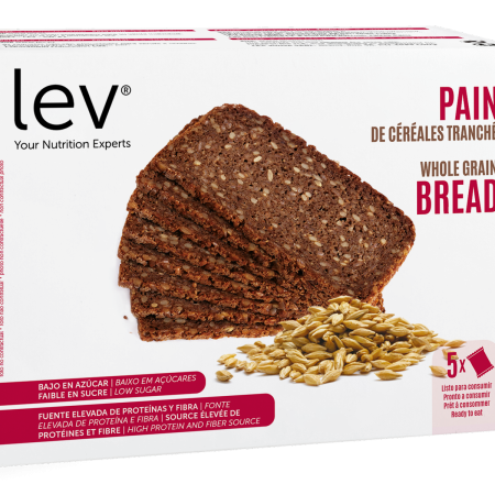 Whole Grain bread - high fiber, low carb, suitable for diet