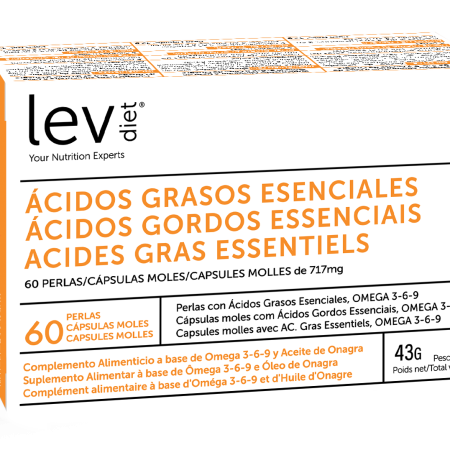 suplemento alimentar de ácidos gordos essencias com ómega 3/6(9