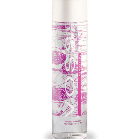 voss framboesas-rosa, água com gás sabor framboesa