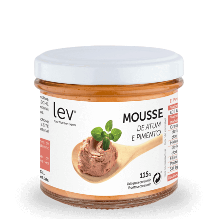mousse de atum e pimento lev, um petisco saudável para emagrecer