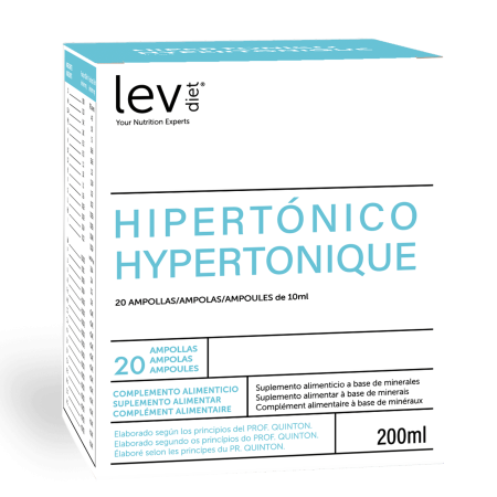 Suplemente alimentar à base de minerais - Hipertónico