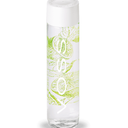 voss, água com gás, sabor a menta