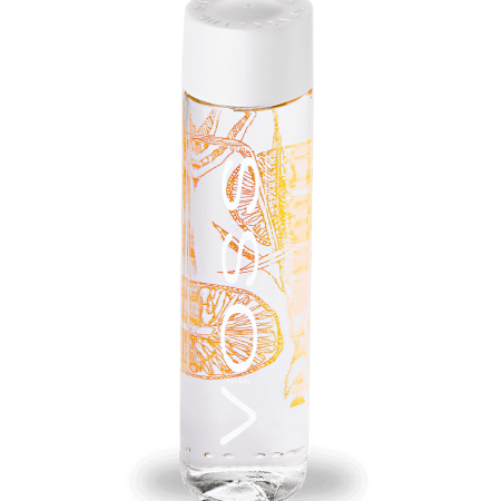 voss, água com gás sabor tangerina