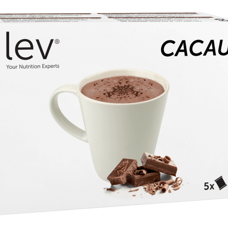 bebida sabor a cacau lev