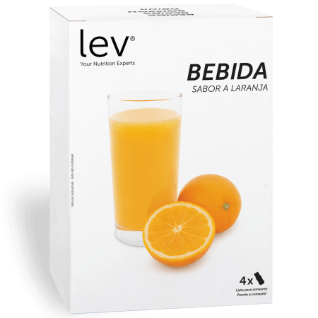 bebida sabor a laranja lev