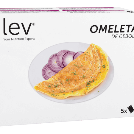 Omeleta de cebola lev, saudavel