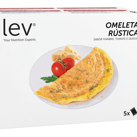 Omeleta rustica lev saudavel