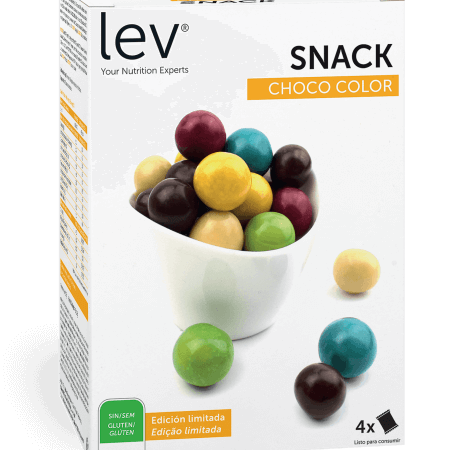 Snack choco color lev saudável