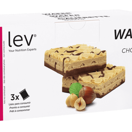 wafer de avela e chocolate lev saudavel