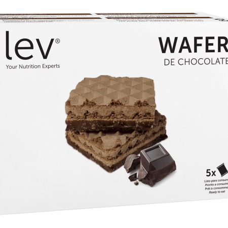 wafer de chocolate lev saudável