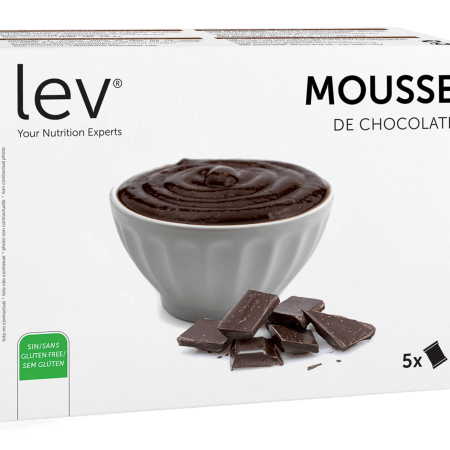 mousse de chocolate lev saudável