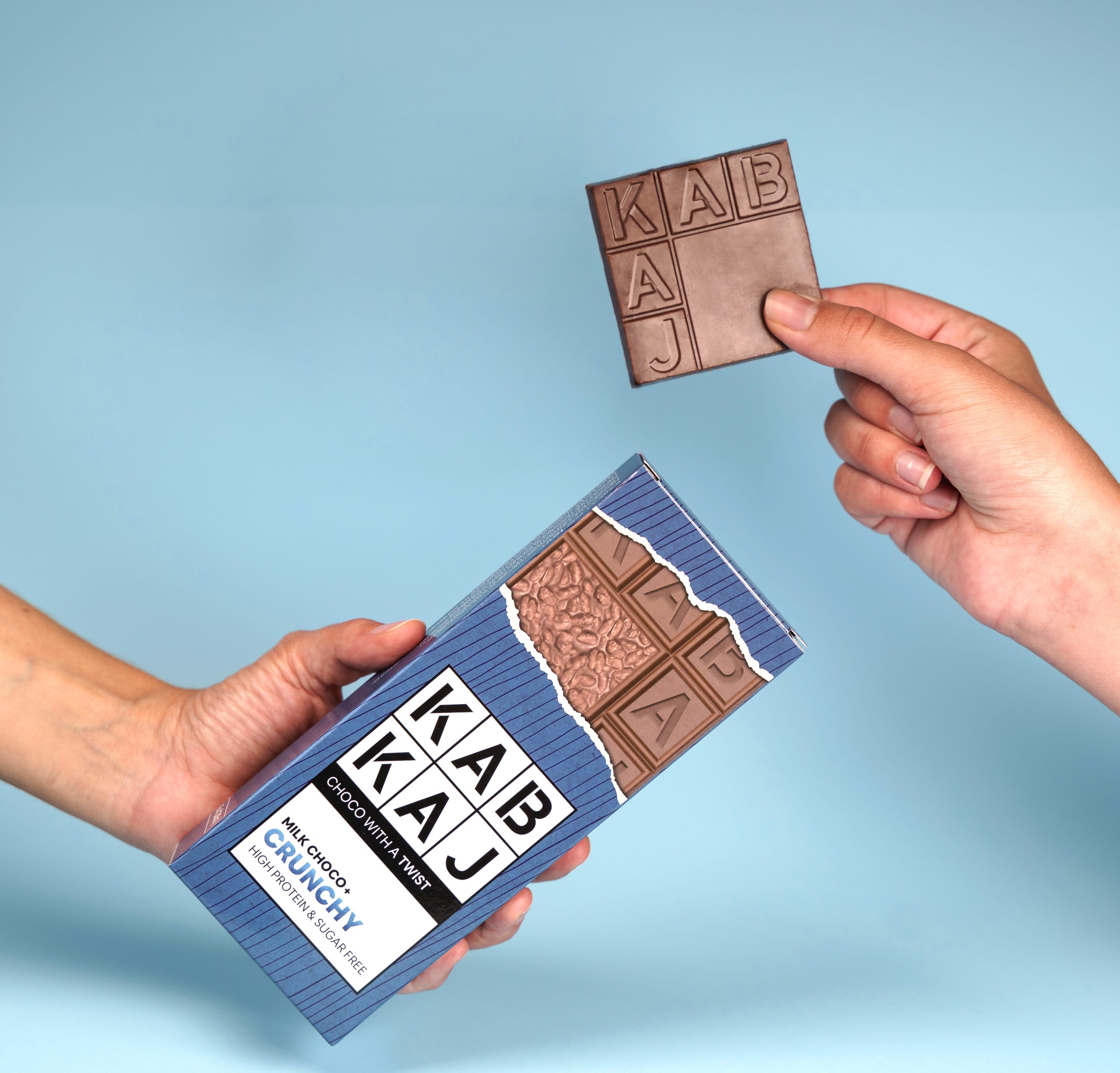 kabkaj-milk-choco-crunchy Kabkaj - Milk Choco Crunchy - chocolate de leite crocante, sem açúcares, rico em proteína