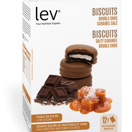 salted caramel double choc biscuits - low carb and sugar free